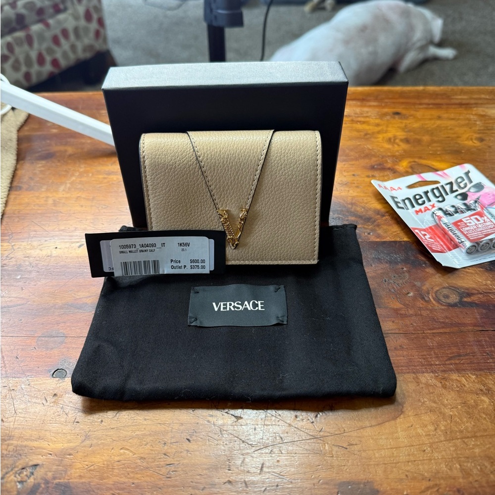 Versace Compact Wallet NWT